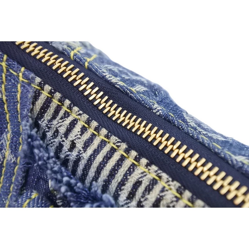 Louis Vuitton Denim Pochette Patchwork Monogram B… - image 5